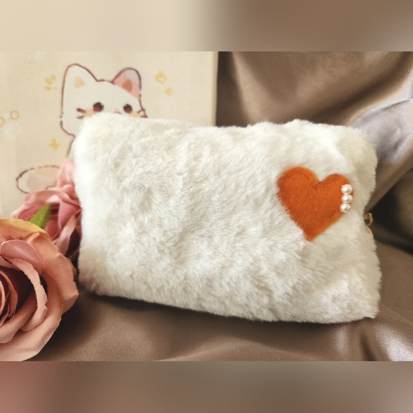 plushies cosmetic, makeup, travel, organize bag - Picture 3 of 6